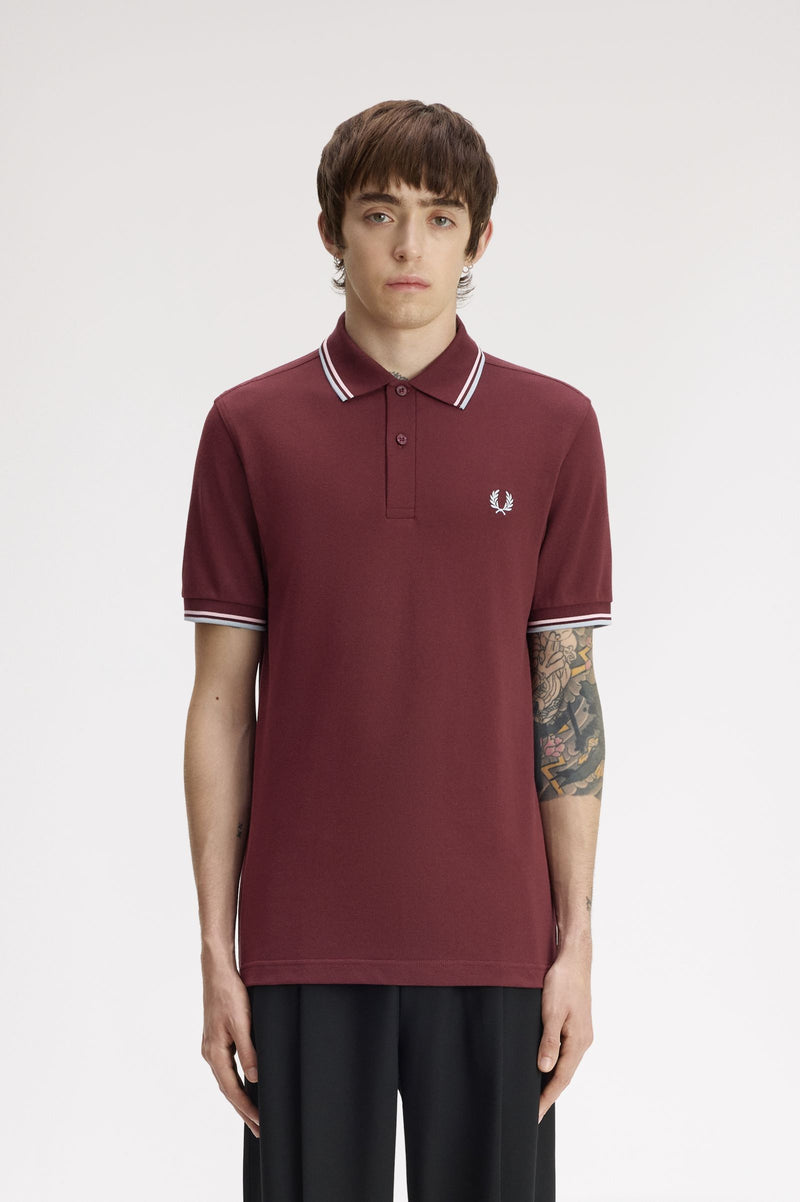 TWIN TIPPED FRED PERRY SHIRT