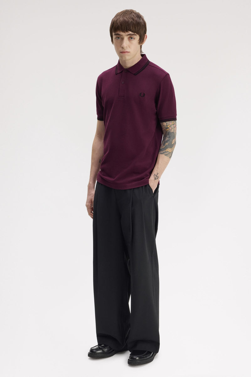TWIN TIPPED FRED PERRY SHIRT