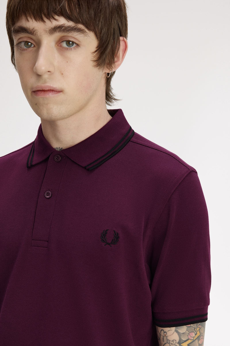 TWIN TIPPED FRED PERRY SHIRT