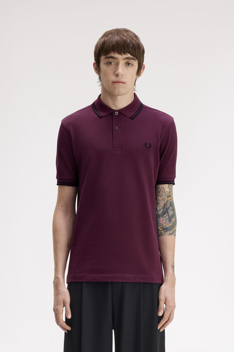 TWIN TIPPED FRED PERRY SHIRT