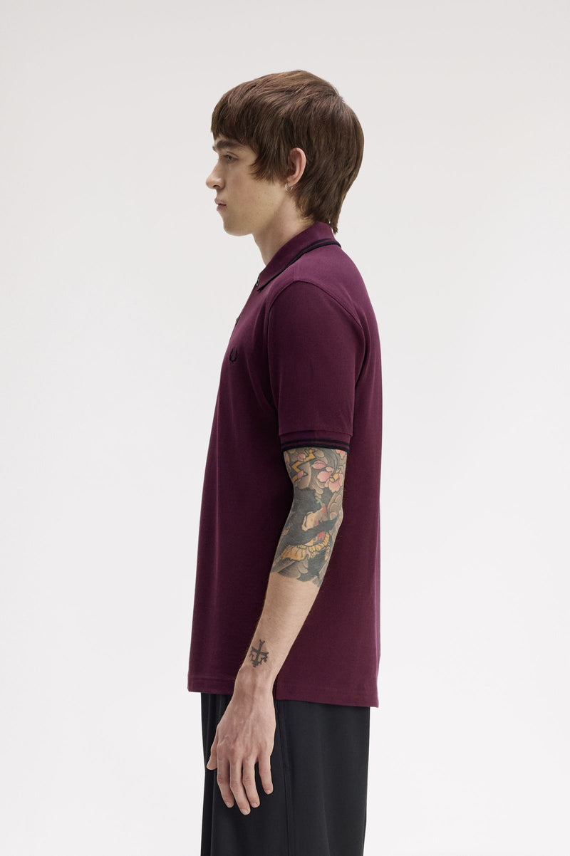 TWIN TIPPED FRED PERRY SHIRT