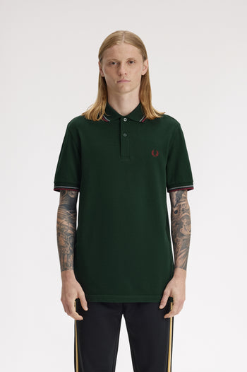 TWIN TIPPED FRED PERRY SHIRT