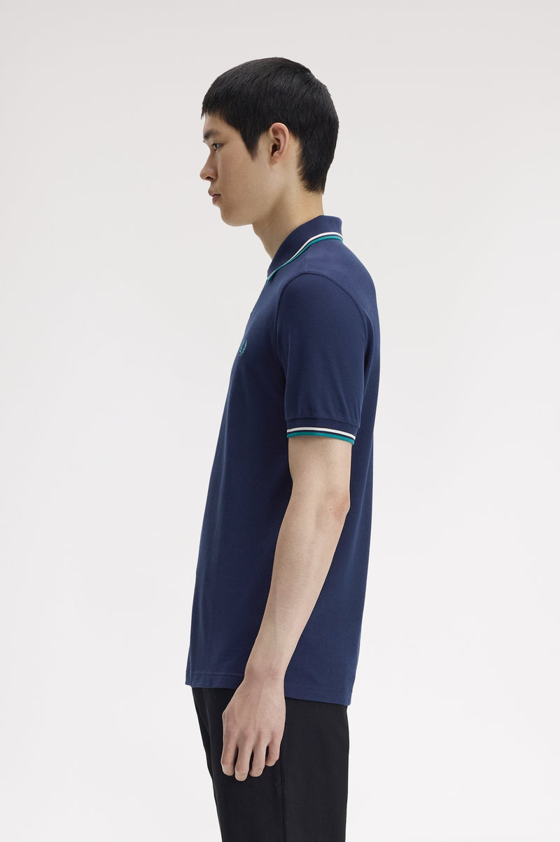 TWIN TIPPED FRED PERRY SHIRT