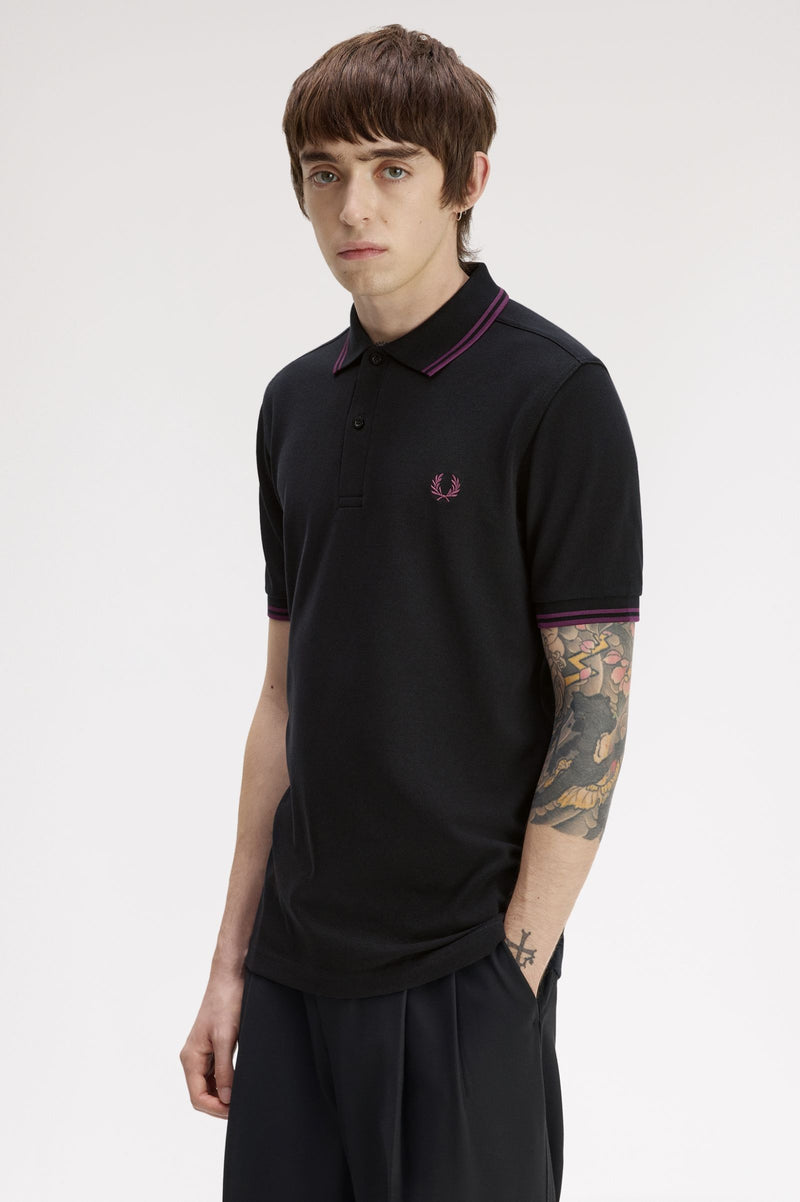TWIN TIPPED FRED PERRY SHIRT