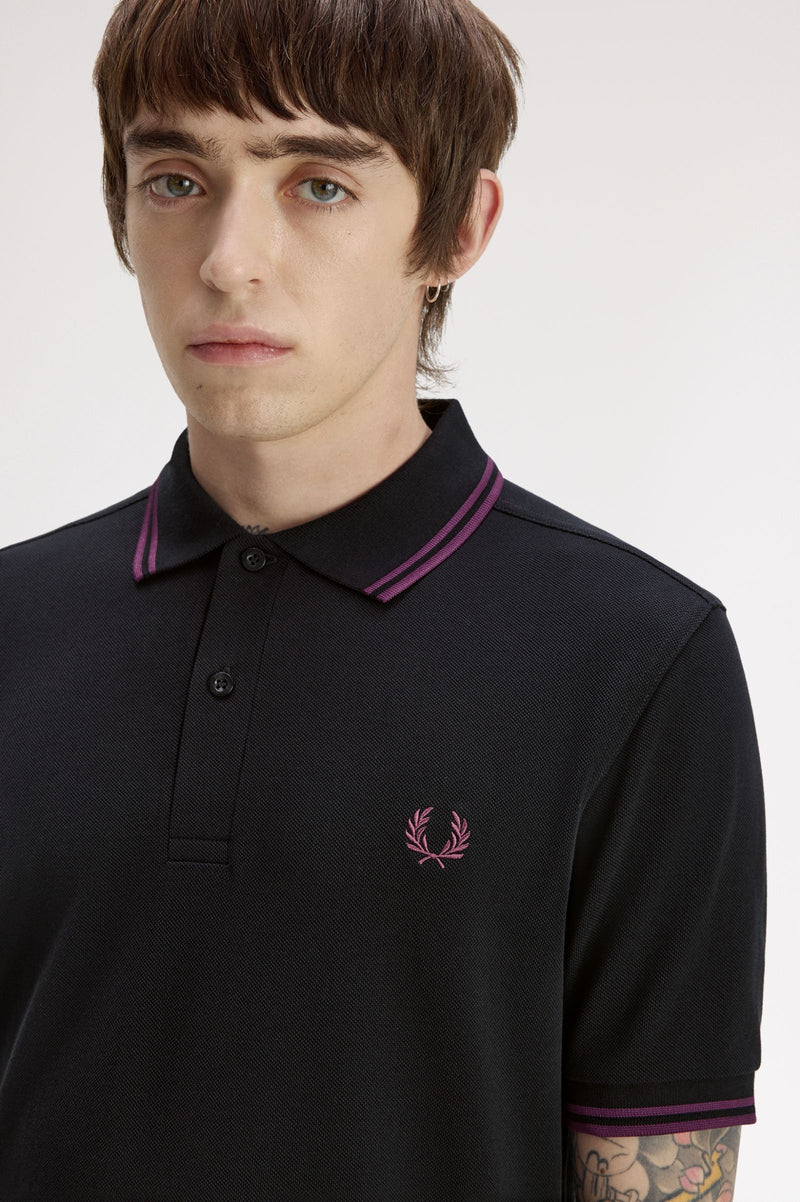 TWIN TIPPED FRED PERRY SHIRT