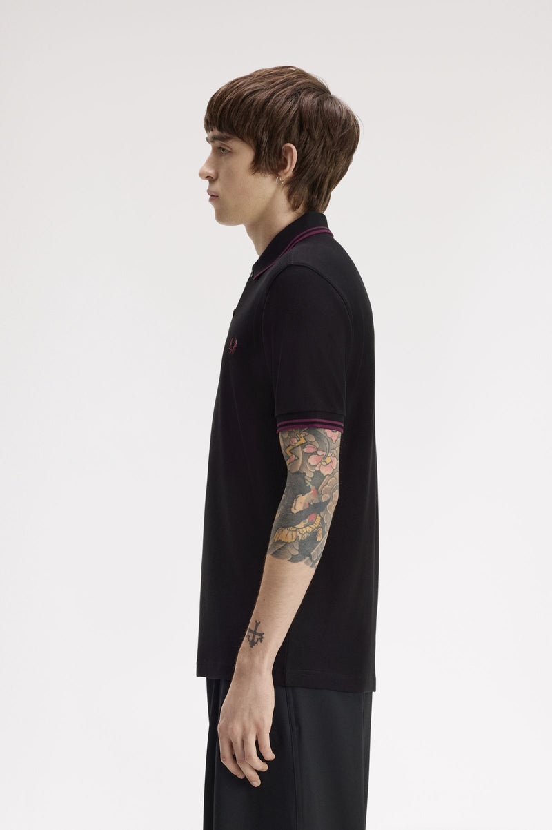 TWIN TIPPED FRED PERRY SHIRT