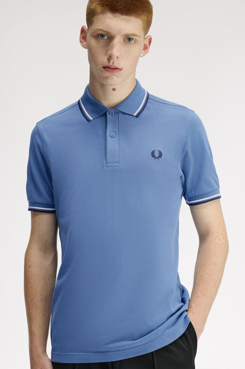 TWIN TIPPED FRED PERRY SHIRT