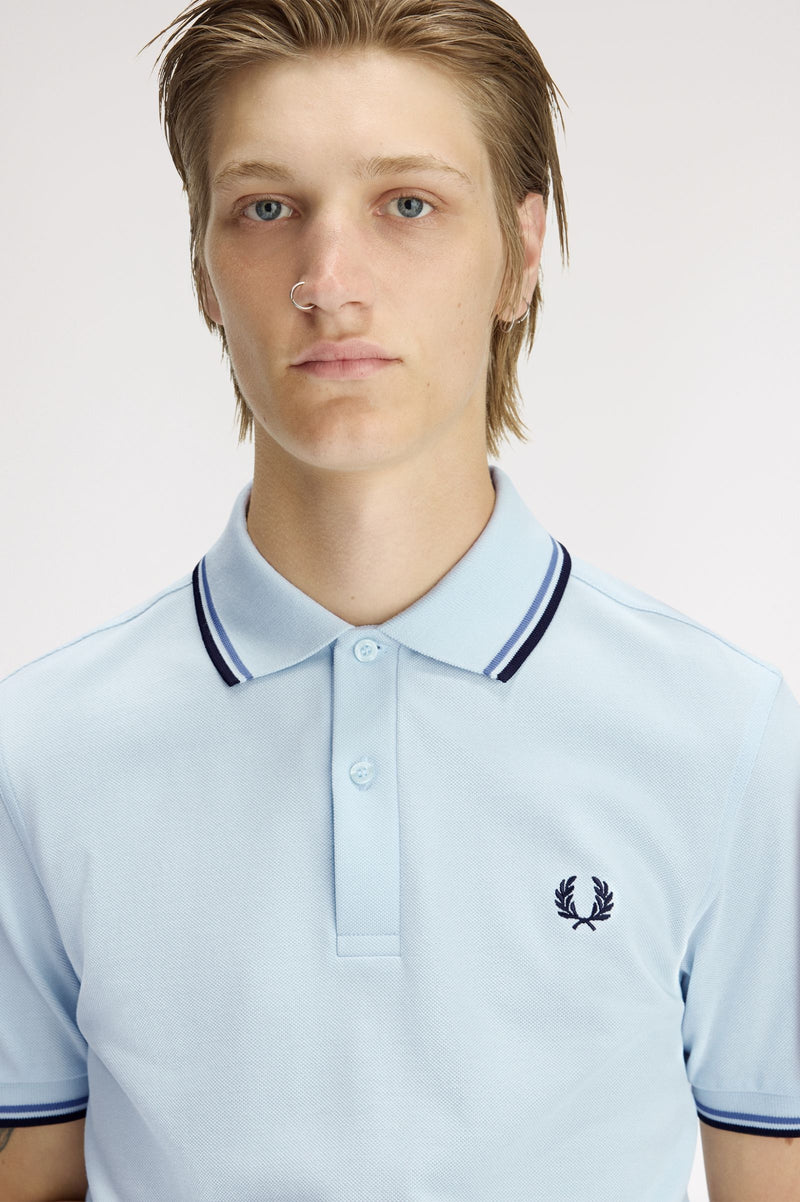 TWIN TIPPED FRED PERRY SHIRT