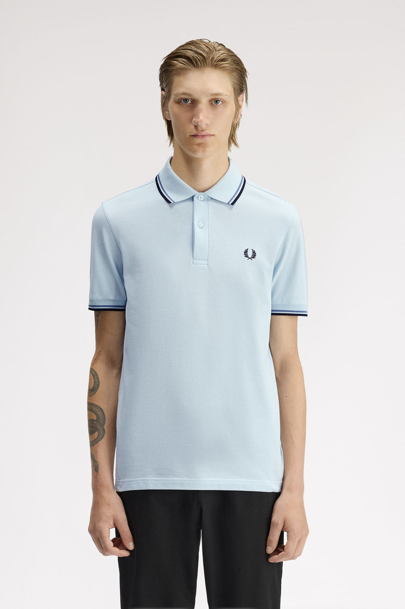 TWIN TIPPED FRED PERRY SHIRT