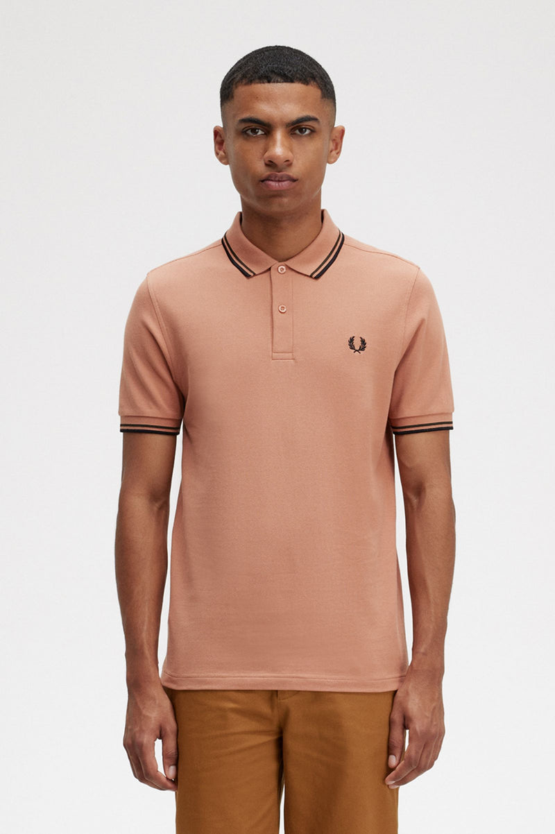 TWIN TIPPED FRED PERRY SHIRT M
