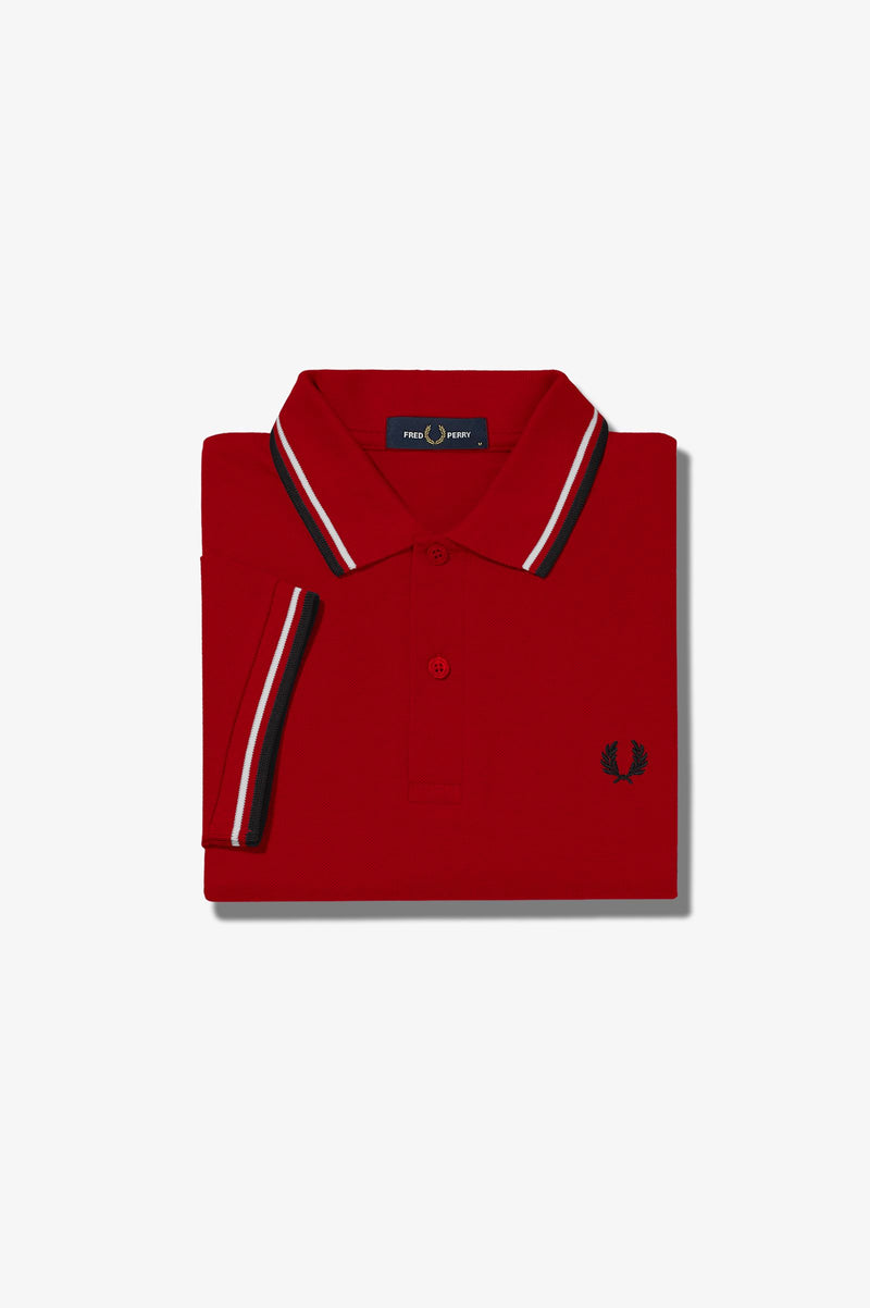 TWIN TIPPED FRED PERRY SHIRT
