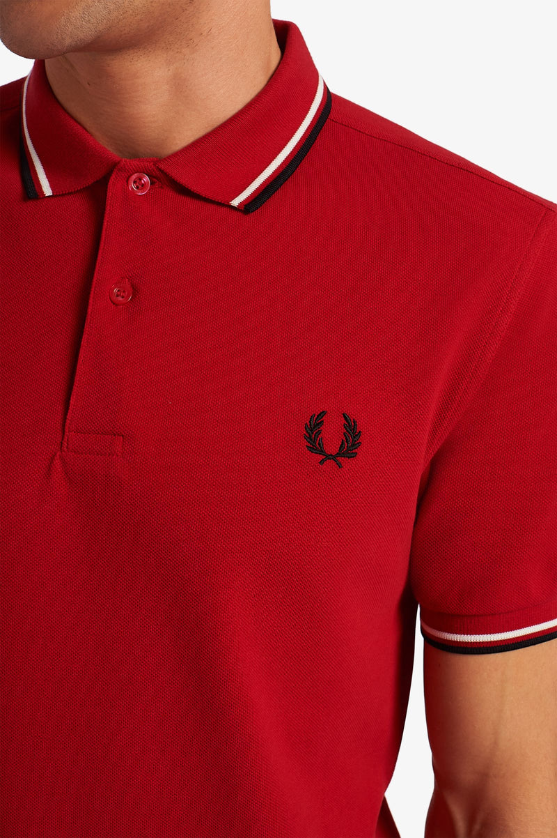 TWIN TIPPED FRED PERRY SHIRT