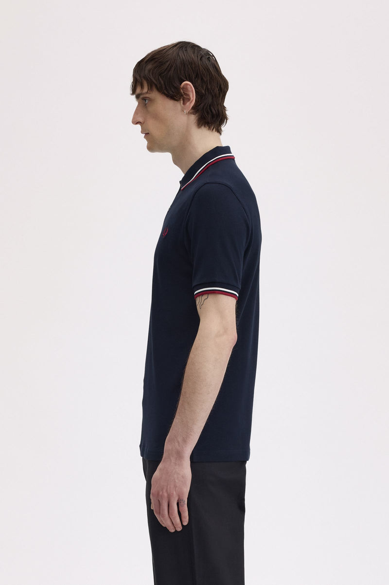 TWIN TIPPED FRED PERRY SHIRT