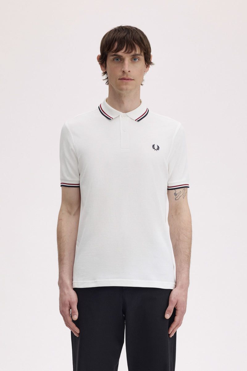 TWIN TIPPED FRED PERRY SHIRT