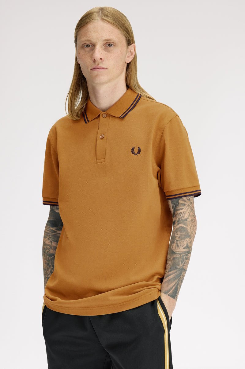 TWIN TIPPED FRED PERRY SHIRT