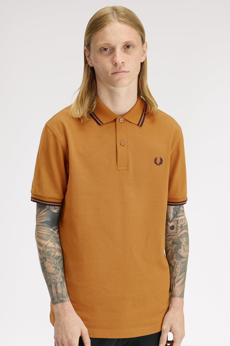 TWIN TIPPED FRED PERRY SHIRT