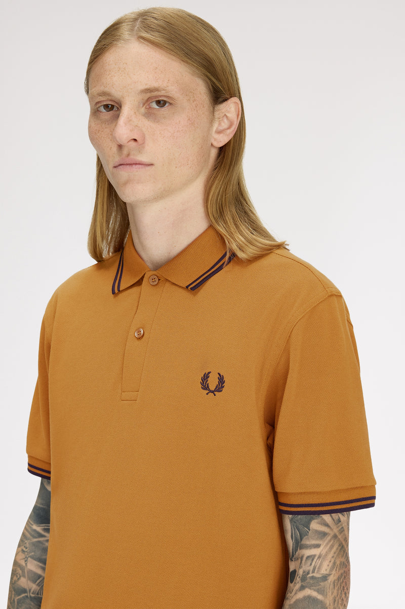 TWIN TIPPED FRED PERRY SHIRT