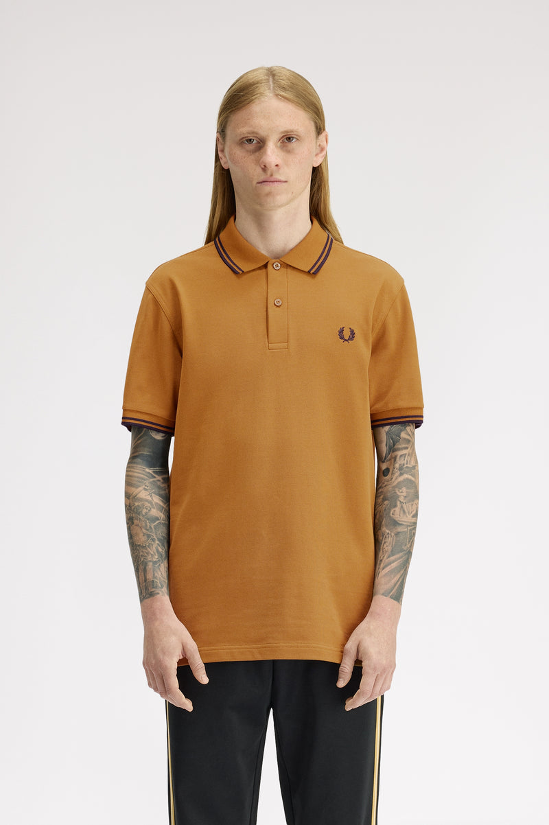 TWIN TIPPED FRED PERRY SHIRT