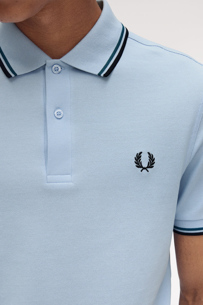 TWIN TIPPED FRED PERRY SHIRT