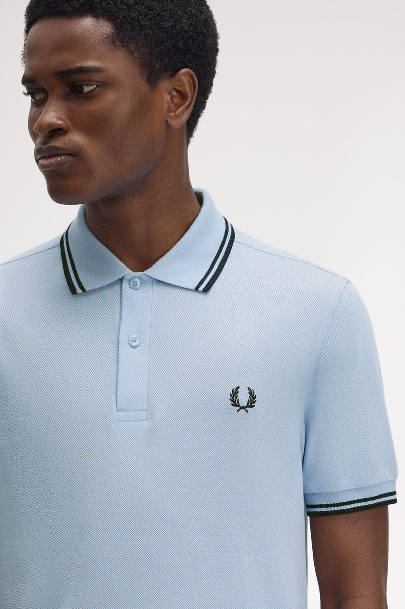 TWIN TIPPED FRED PERRY SHIRT