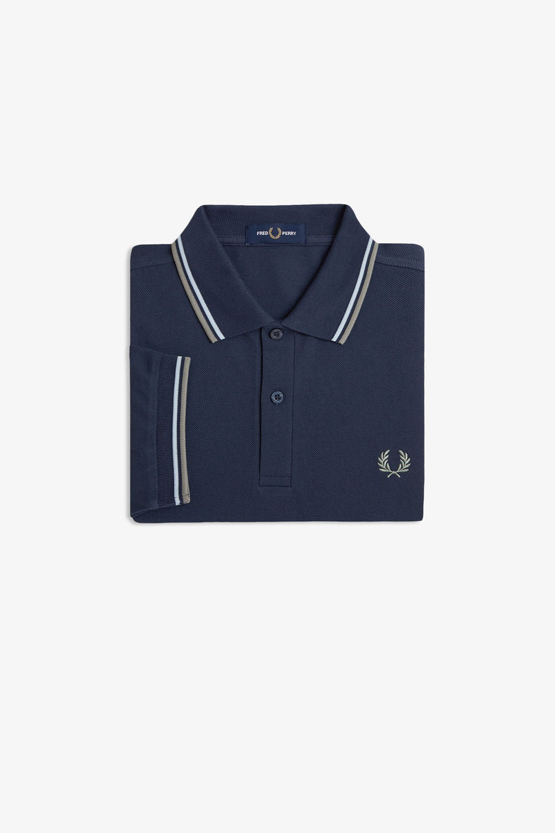TWIN TIPPED FRED PERRY SHIRT