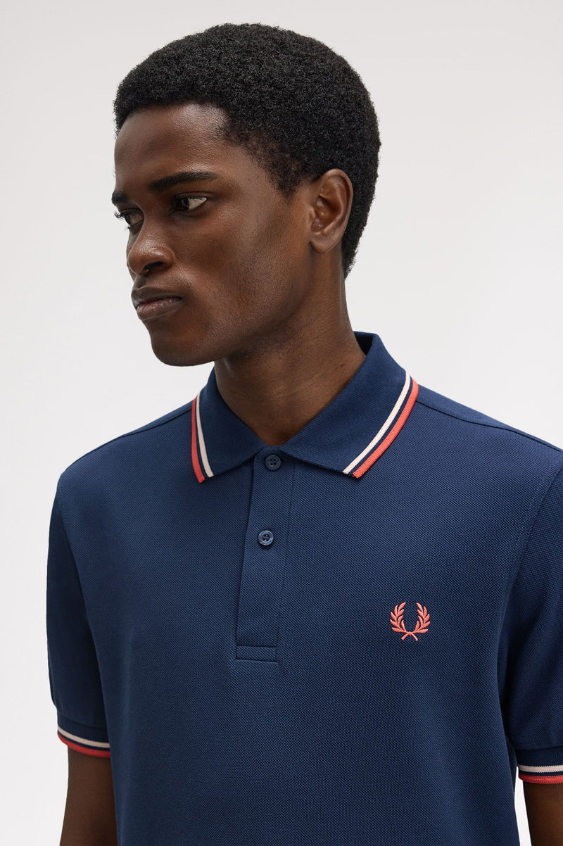 TWIN TIPPED FRED PERRY SHIRT
