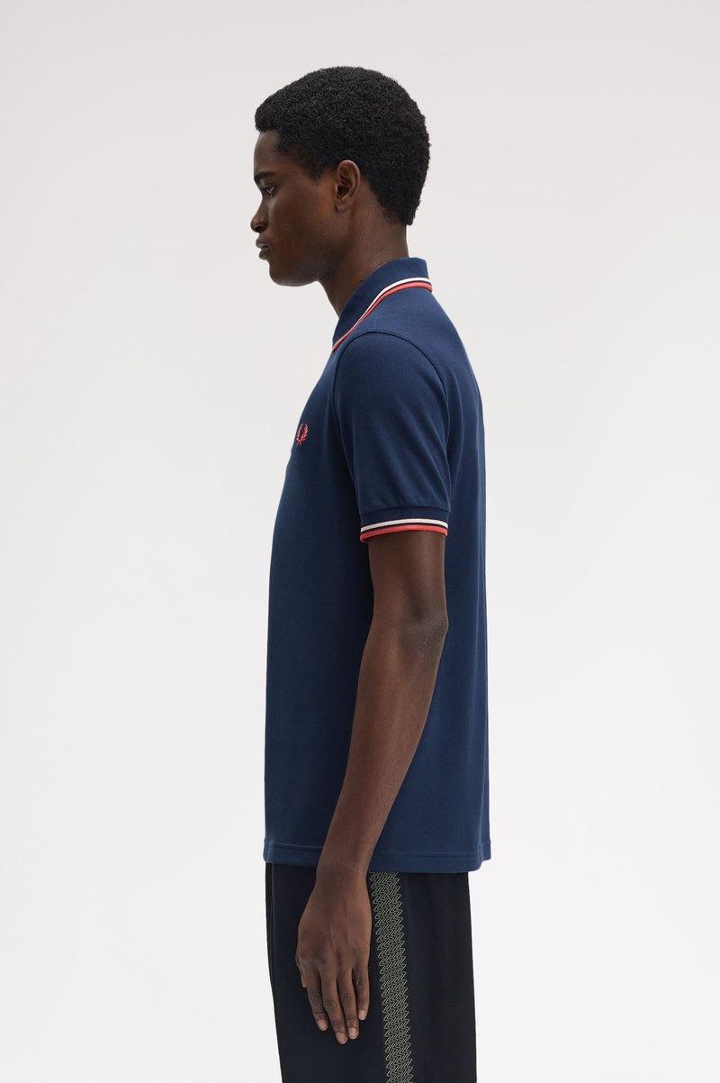 TWIN TIPPED FRED PERRY SHIRT