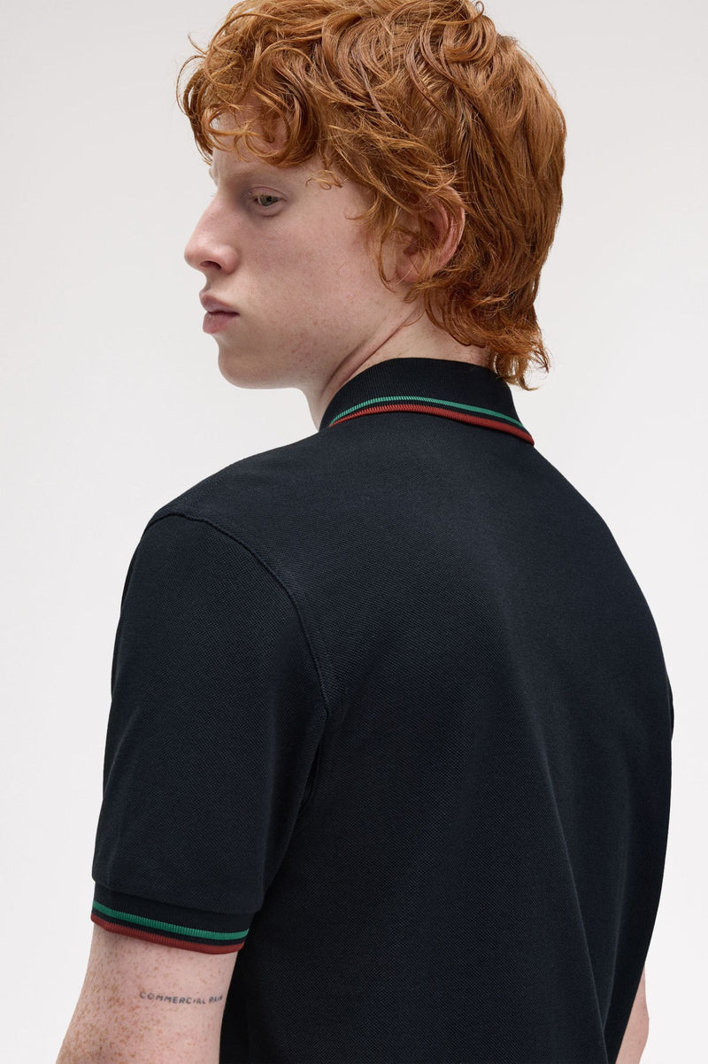 TWIN TIPPED FRED PERRY SHIRT