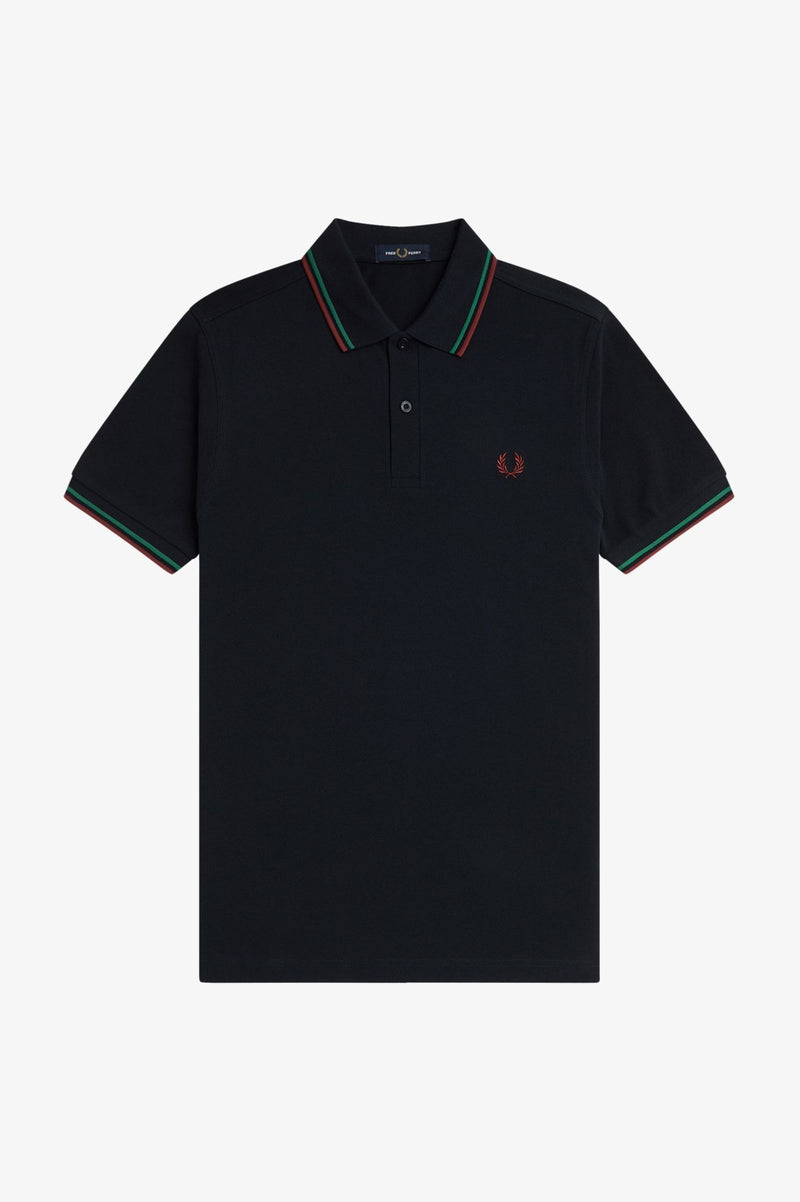 TWIN TIPPED FRED PERRY SHIRT