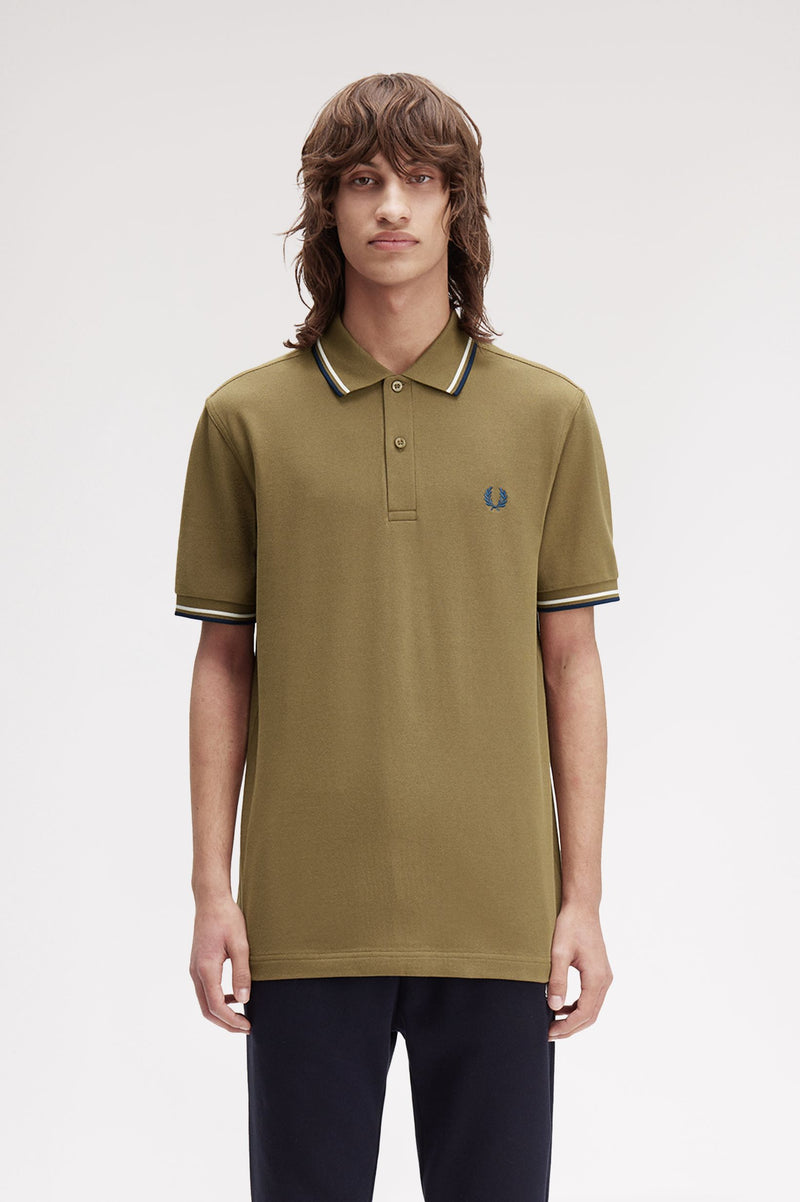 TWIN TIPPED FRED PERRY SHIRT