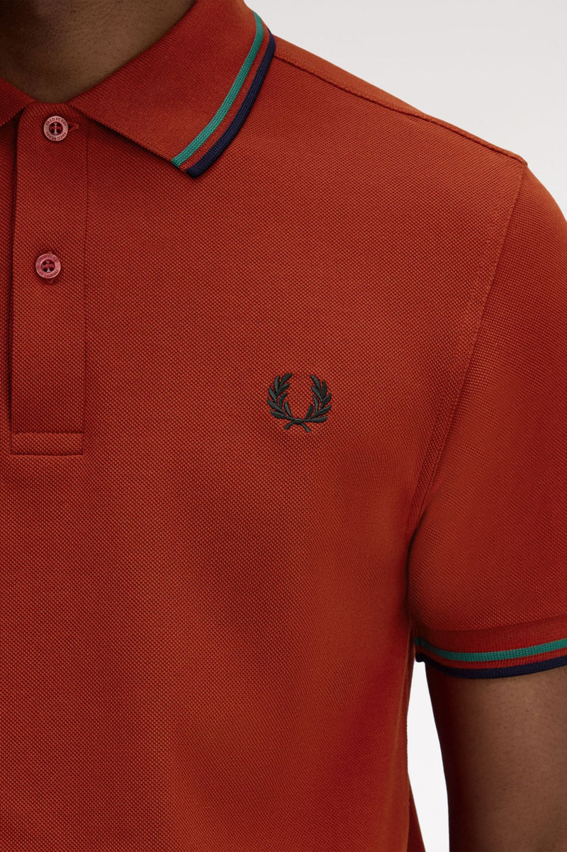 TWIN TIPPED FRED PERRY SHIRT