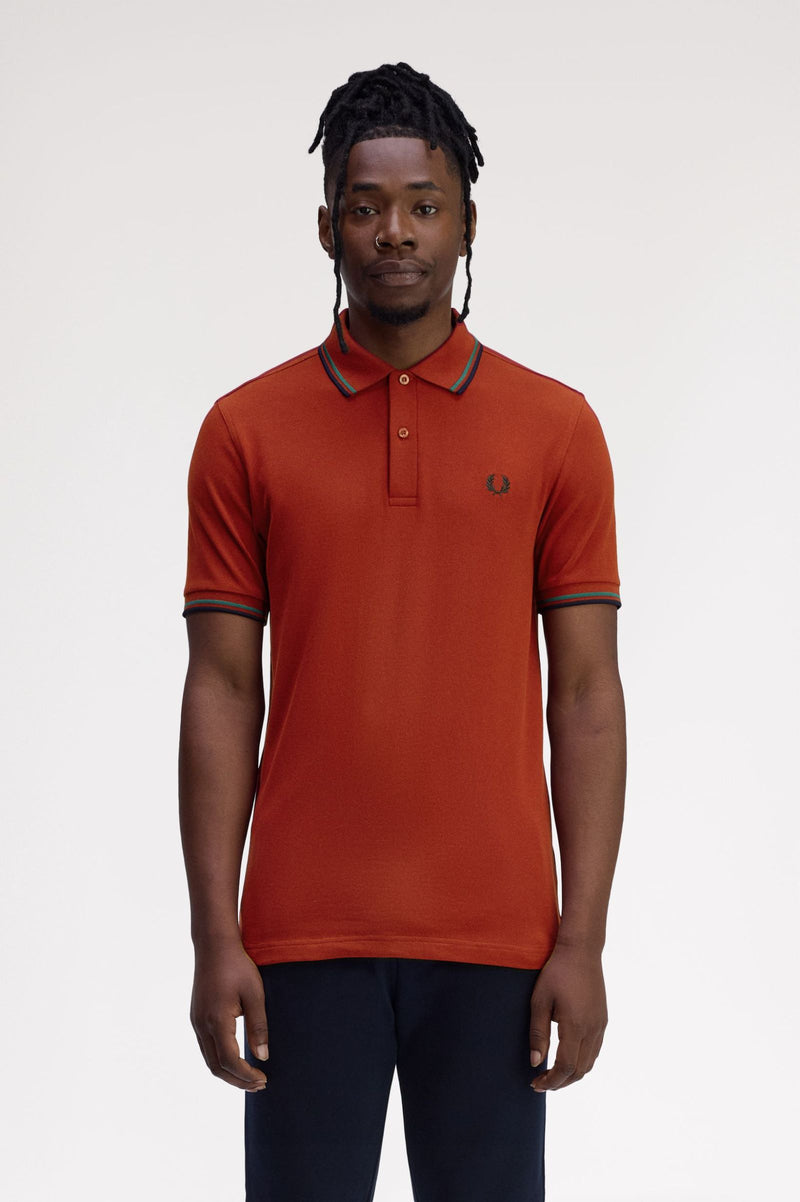 TWIN TIPPED FRED PERRY SHIRT