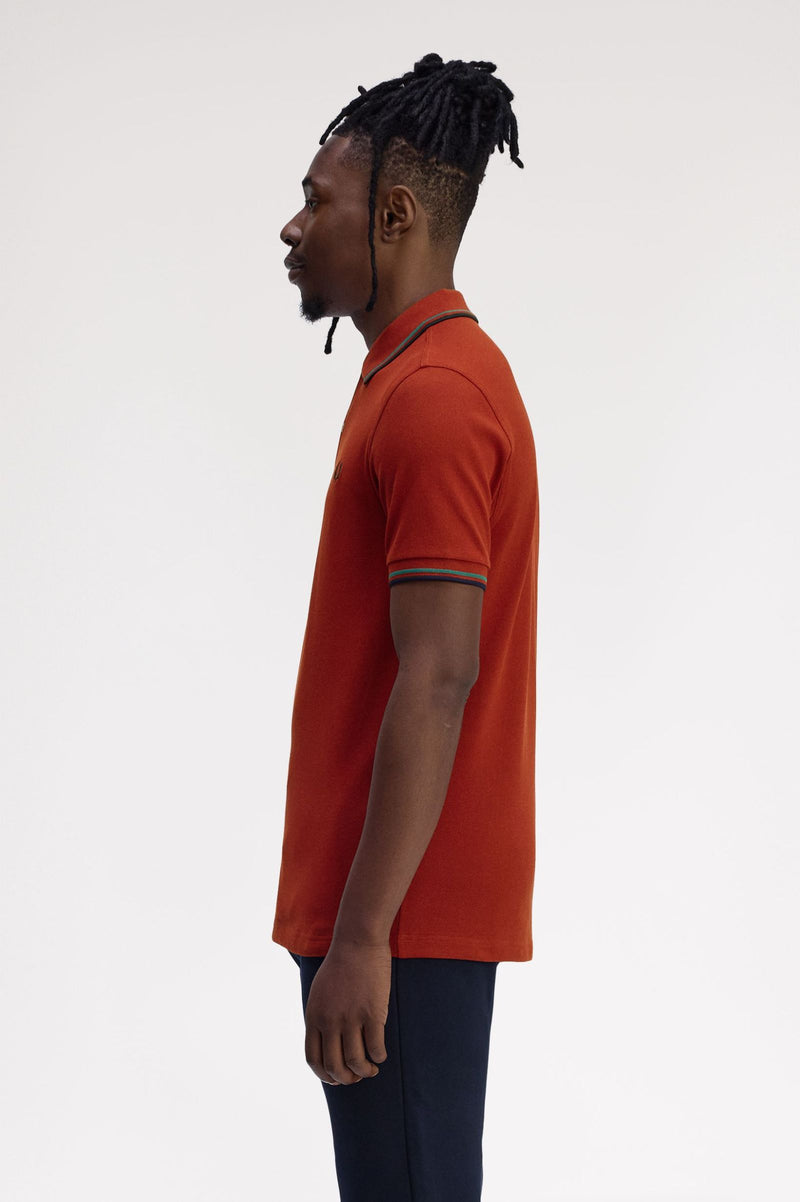 TWIN TIPPED FRED PERRY SHIRT