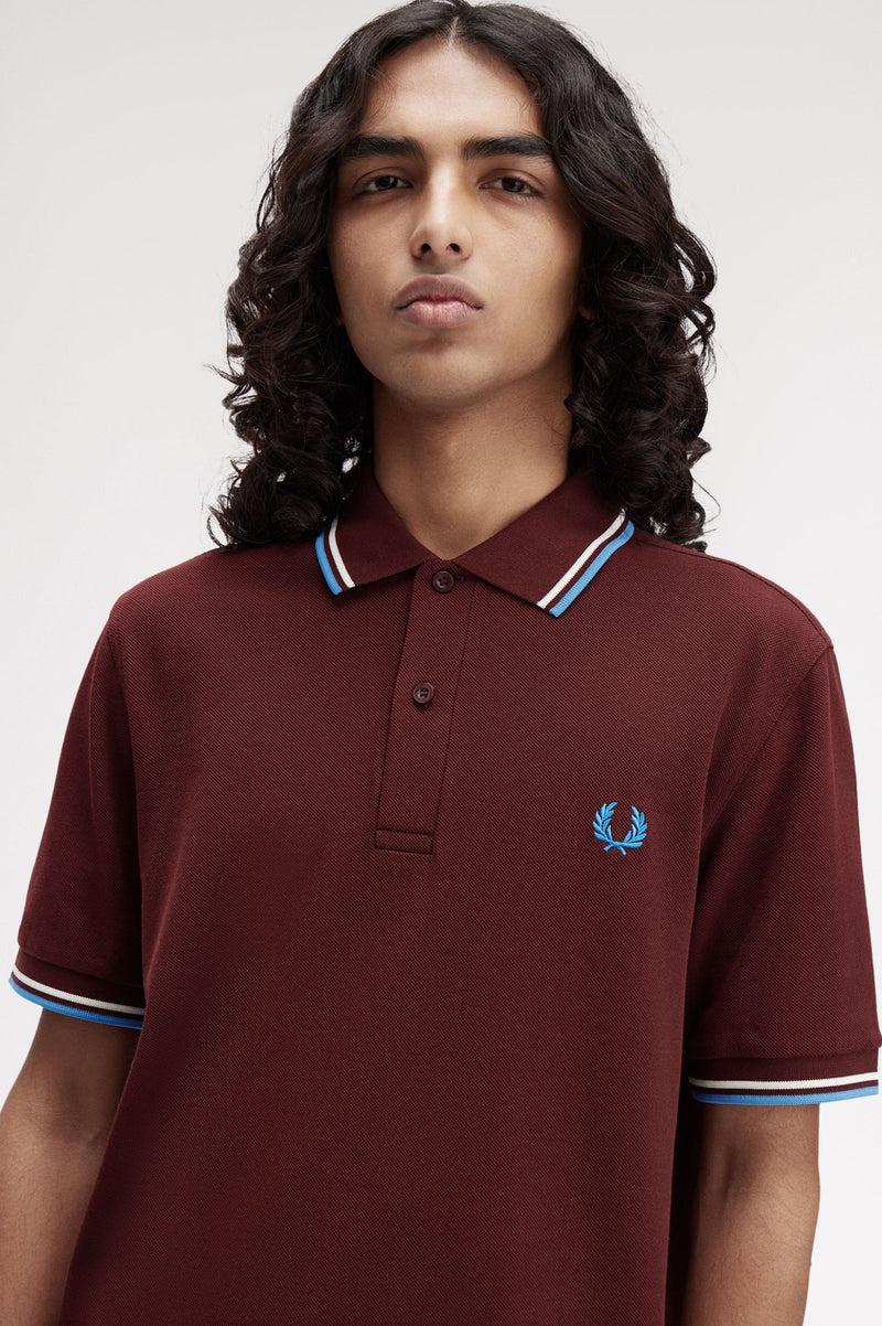 TWIN TIPPED FRED PERRY SHIRT