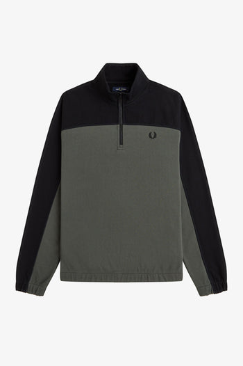 COLOURBLOCK HALFZIP SWEATSHIRT