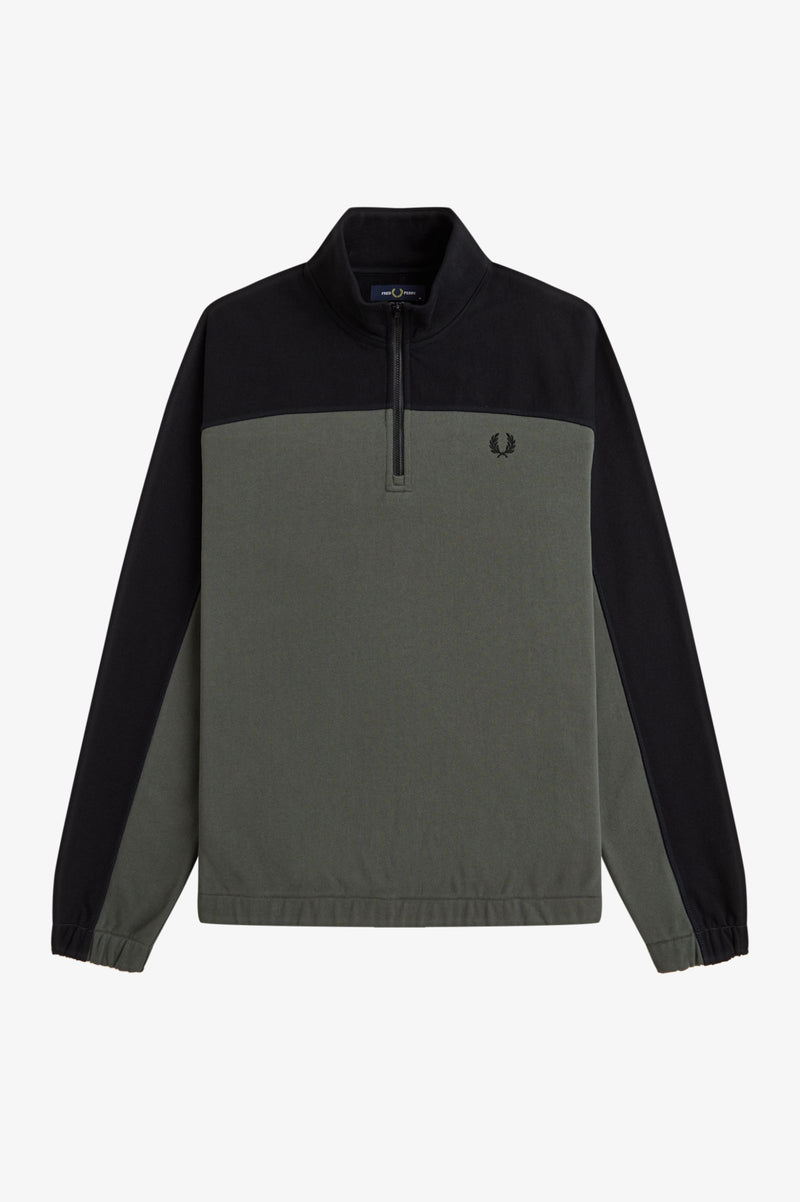 COLOURBLOCK HALFZIP SWEATSHIRT