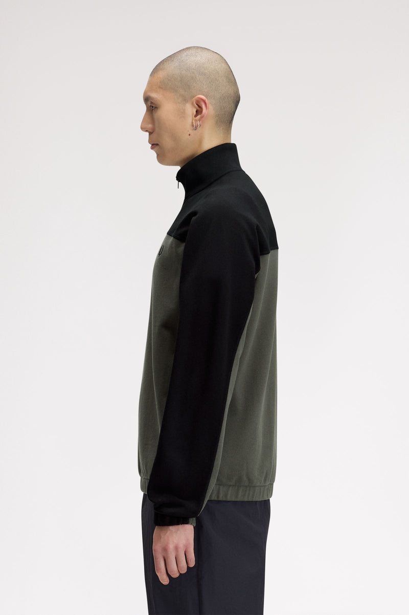 COLOURBLOCK HALFZIP SWEATSHIRT