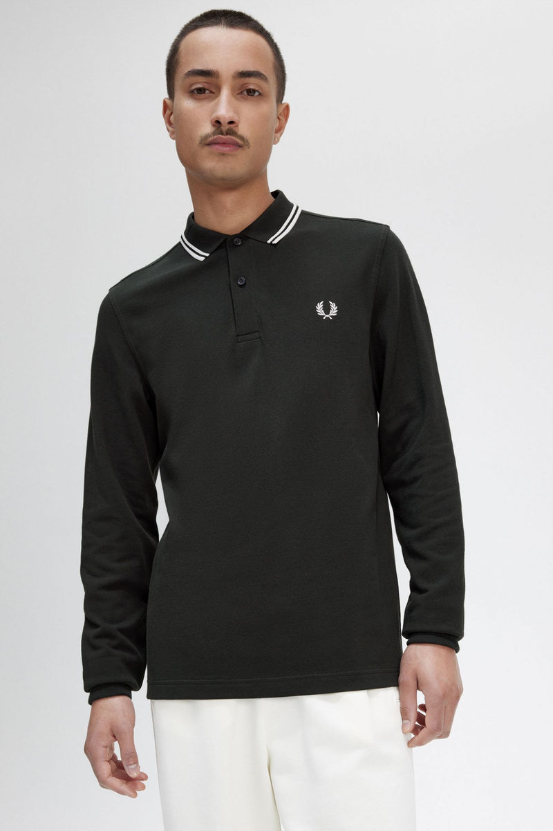 FRED PERRY LS TWIN TIPPED SHIRT