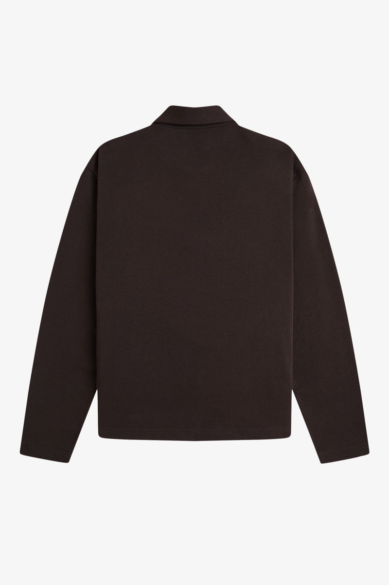 HALF ZIP SMOCK SWEATSHIRT