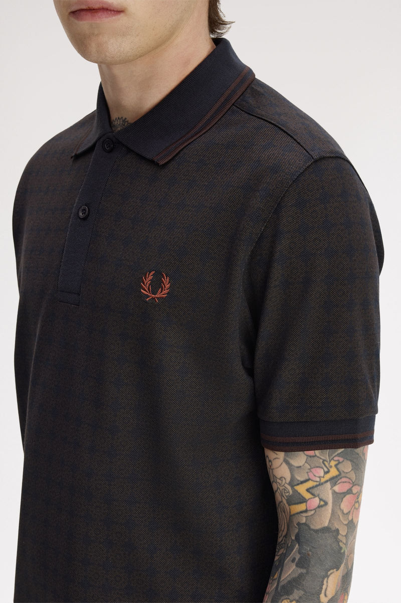 FLORAL PRINT FRED PERRY SHIRT