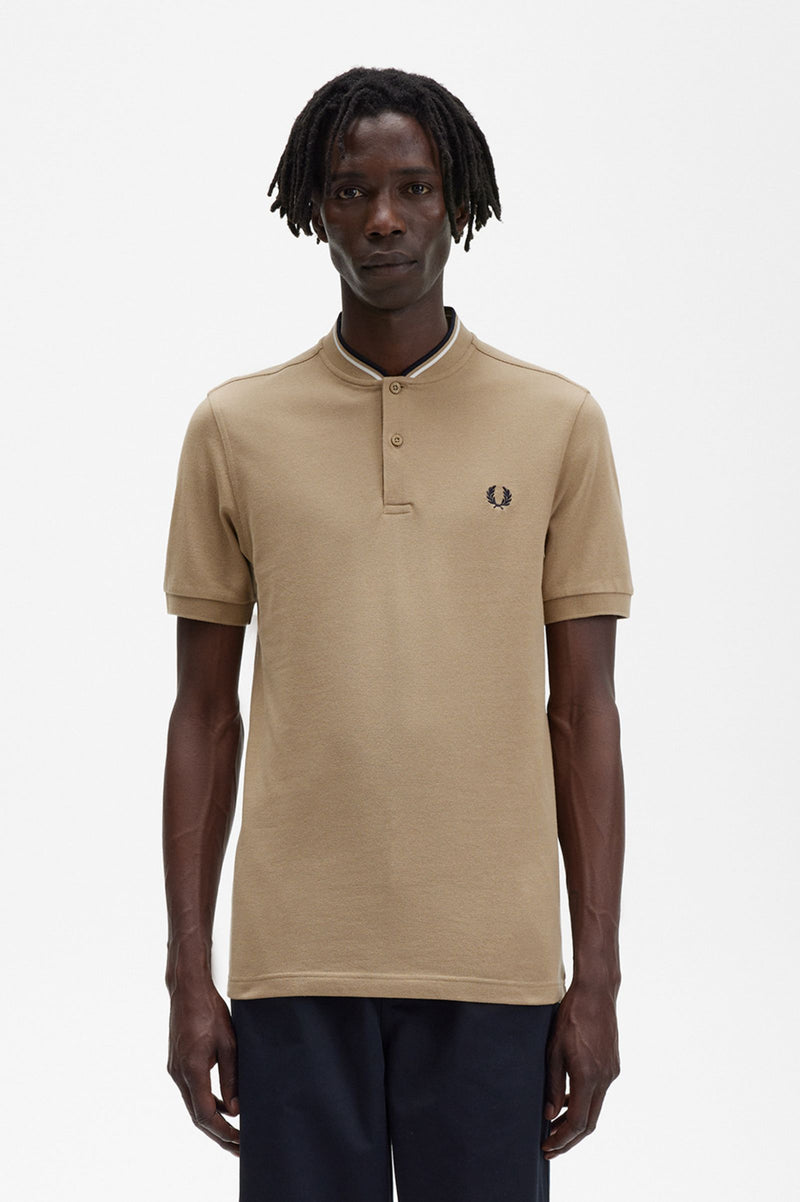 FRED PERRY BOMBER COLLAR POLO SHIRT