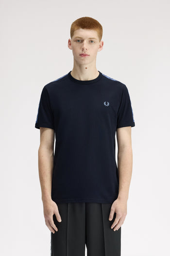 CONTRAST TAPE RINGER T-SHIRT