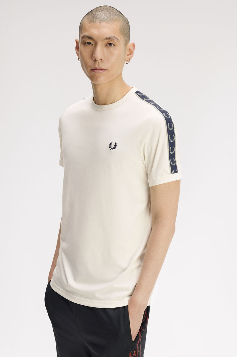 CONTRAST TAPE RINGER T-SHIRT