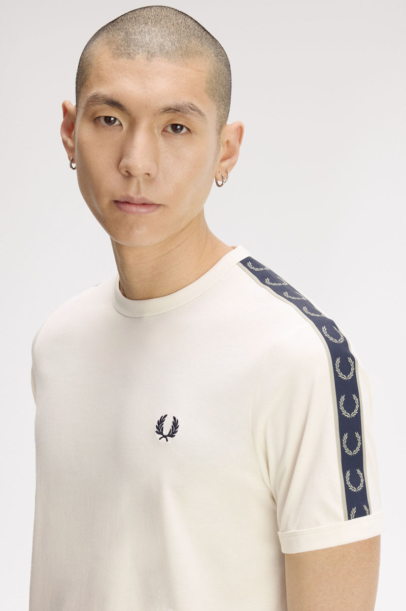 CONTRAST TAPE RINGER T-SHIRT