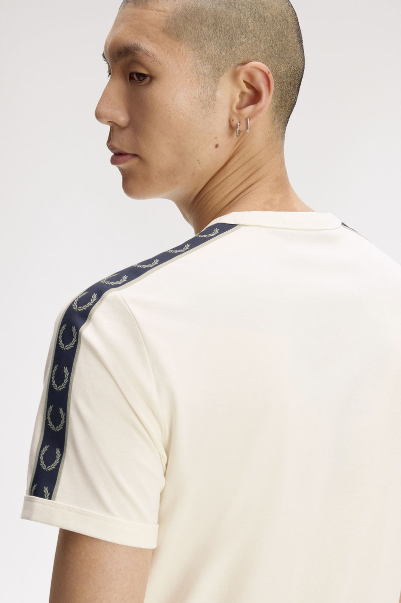 CONTRAST TAPE RINGER T-SHIRT