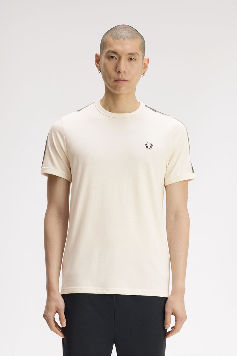 CONTRAST TAPE RINGER T-SHIRT