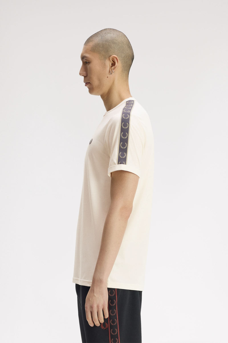 CONTRAST TAPE RINGER T-SHIRT