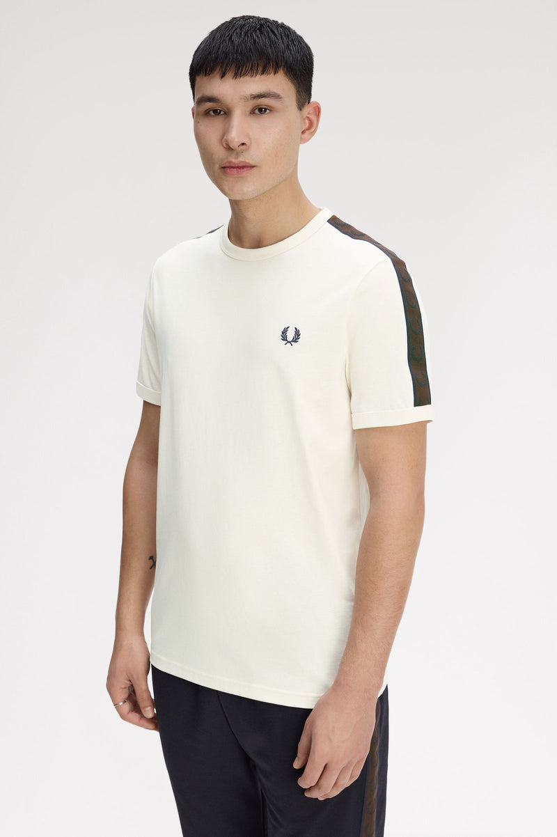 CONTRAST TAPE RINGER T-SHIRT
