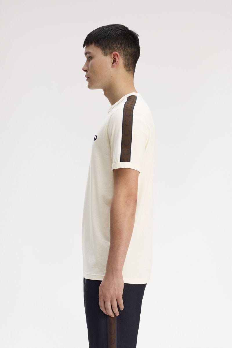 CONTRAST TAPE RINGER T-SHIRT