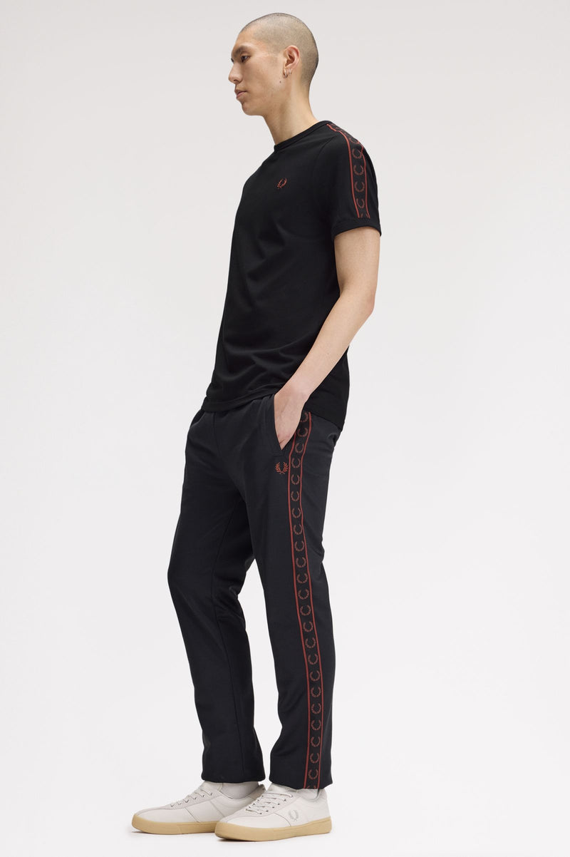 CONTRAST TAPE RINGER T-SHIRT